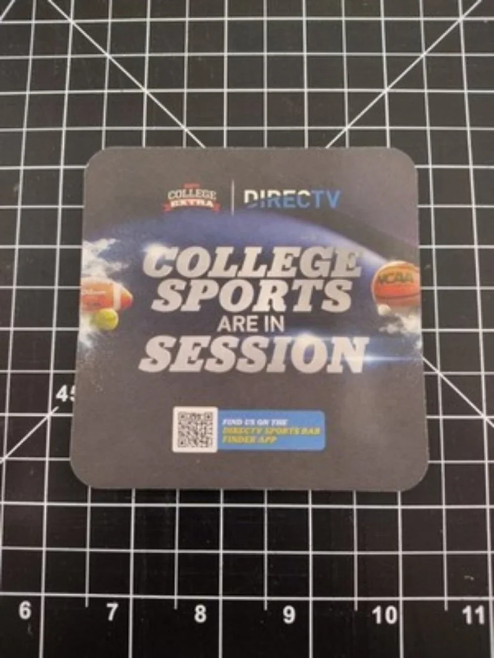 ESPN College Extra DirecTV College Sports Are In Session Beer Coaster - 10 Pack
